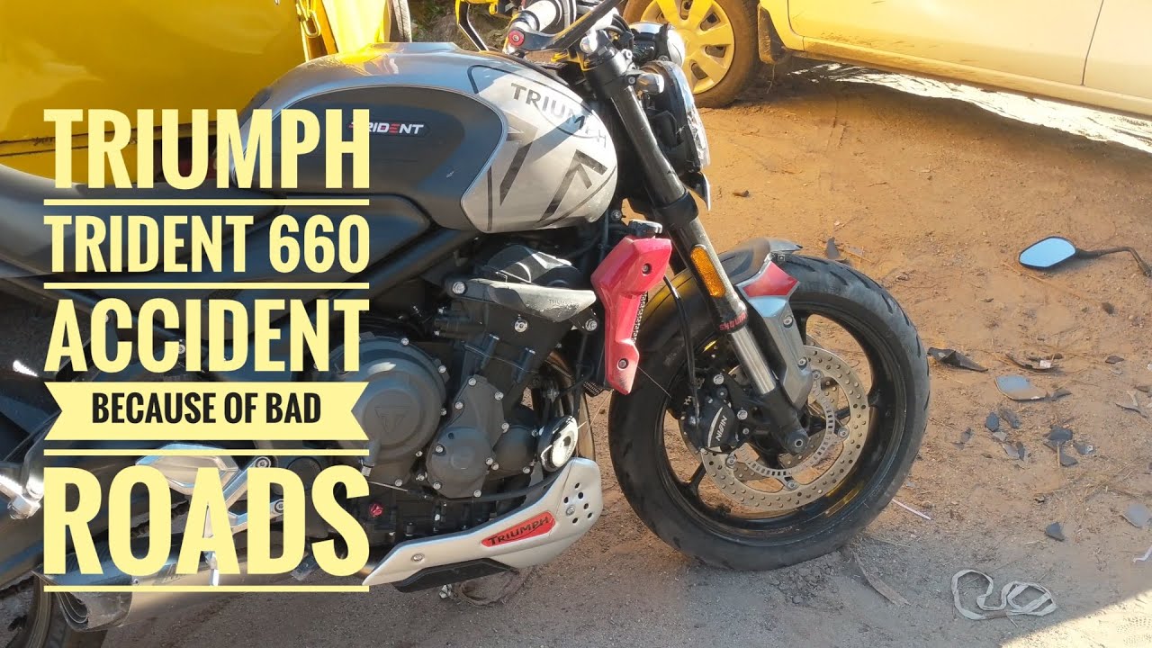 TRIUMPH TRIDENT 660 Accident