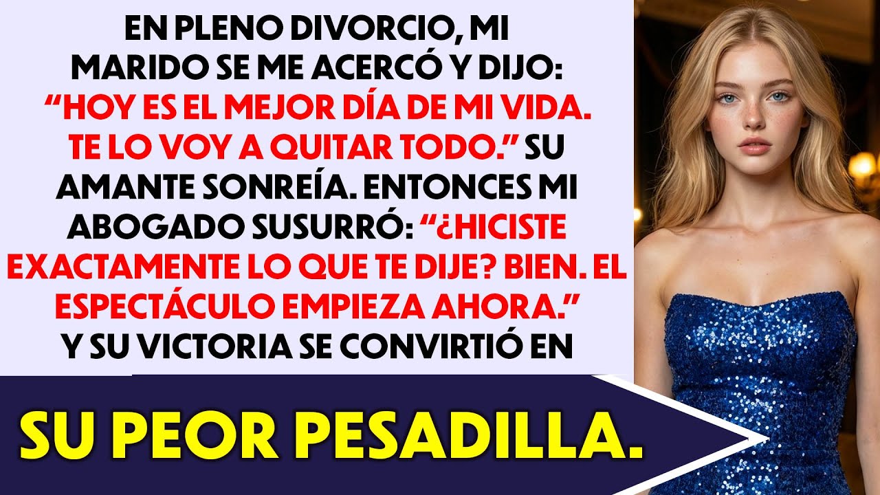 «Te quitaré todo», dijo mi esposo en el tribunal—pero el divorcio se convirtió en su pesadilla