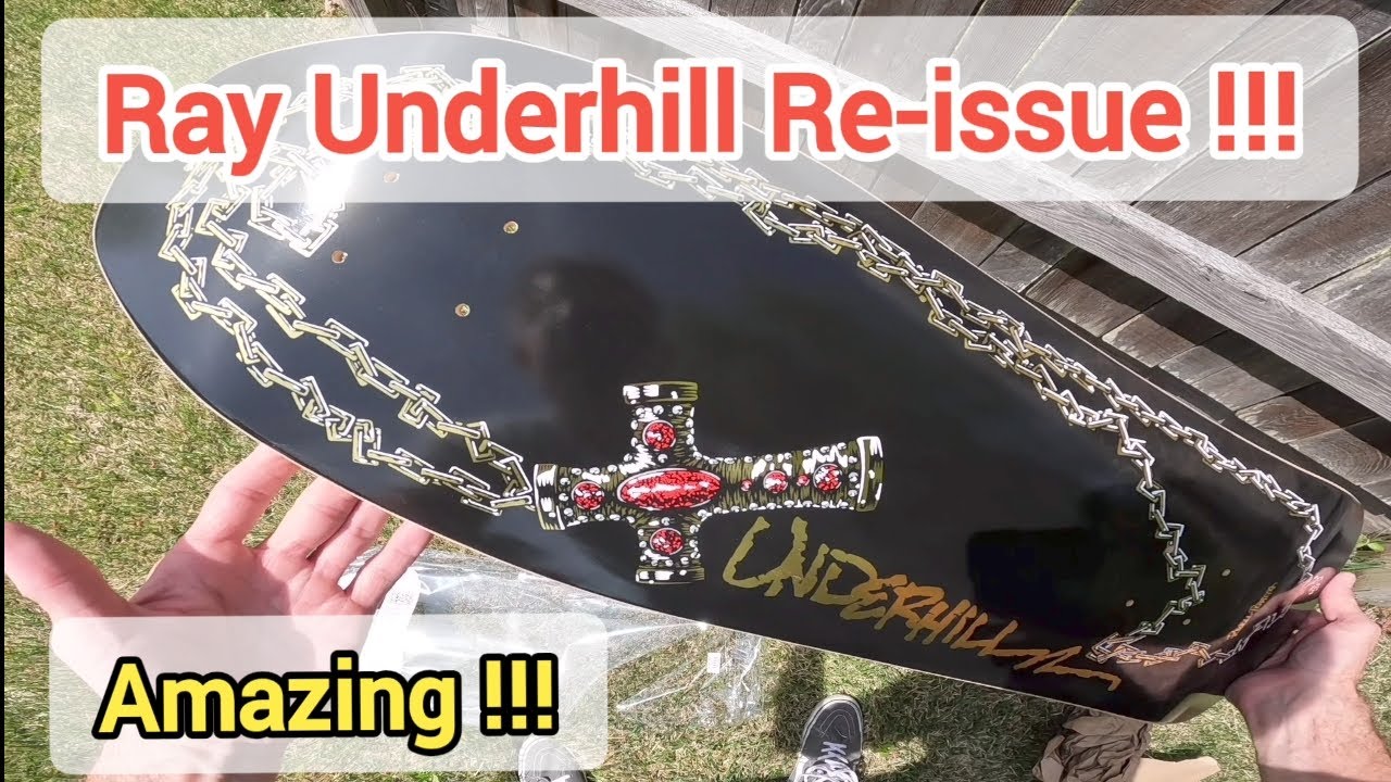 Powell Peralta Ray Underhill 1st look, unboxing, initial review. Reissue Old School Skateboard Deck
