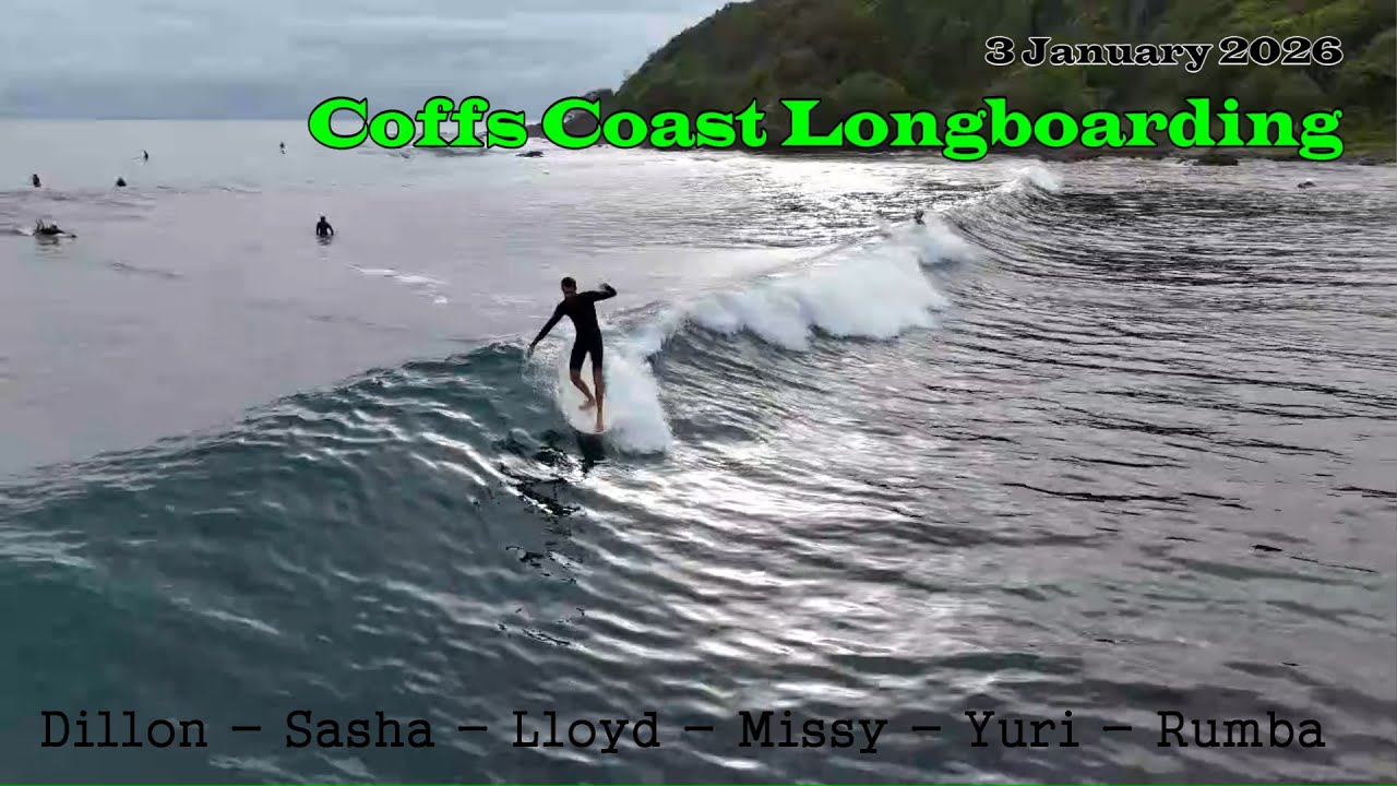 Longboarding - 3 January 2026 - Coffs Coast. #longboardsurf
