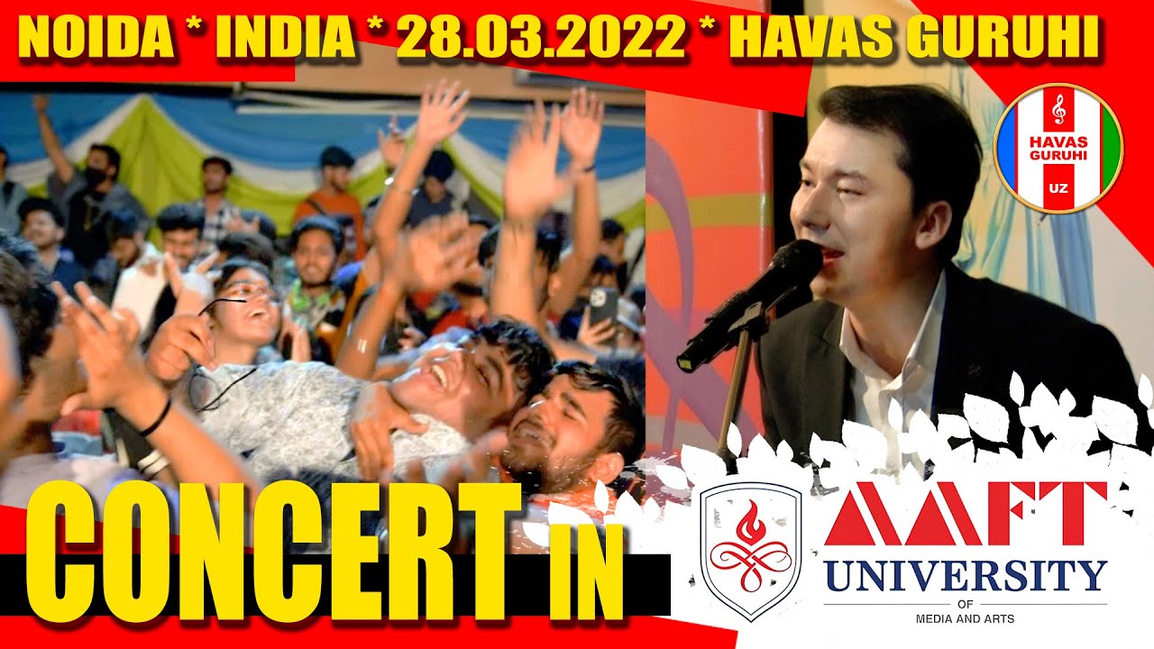 CONCERT HAVAS guruhi in AAFT University NOIDA / INDIA - 28.03.2022