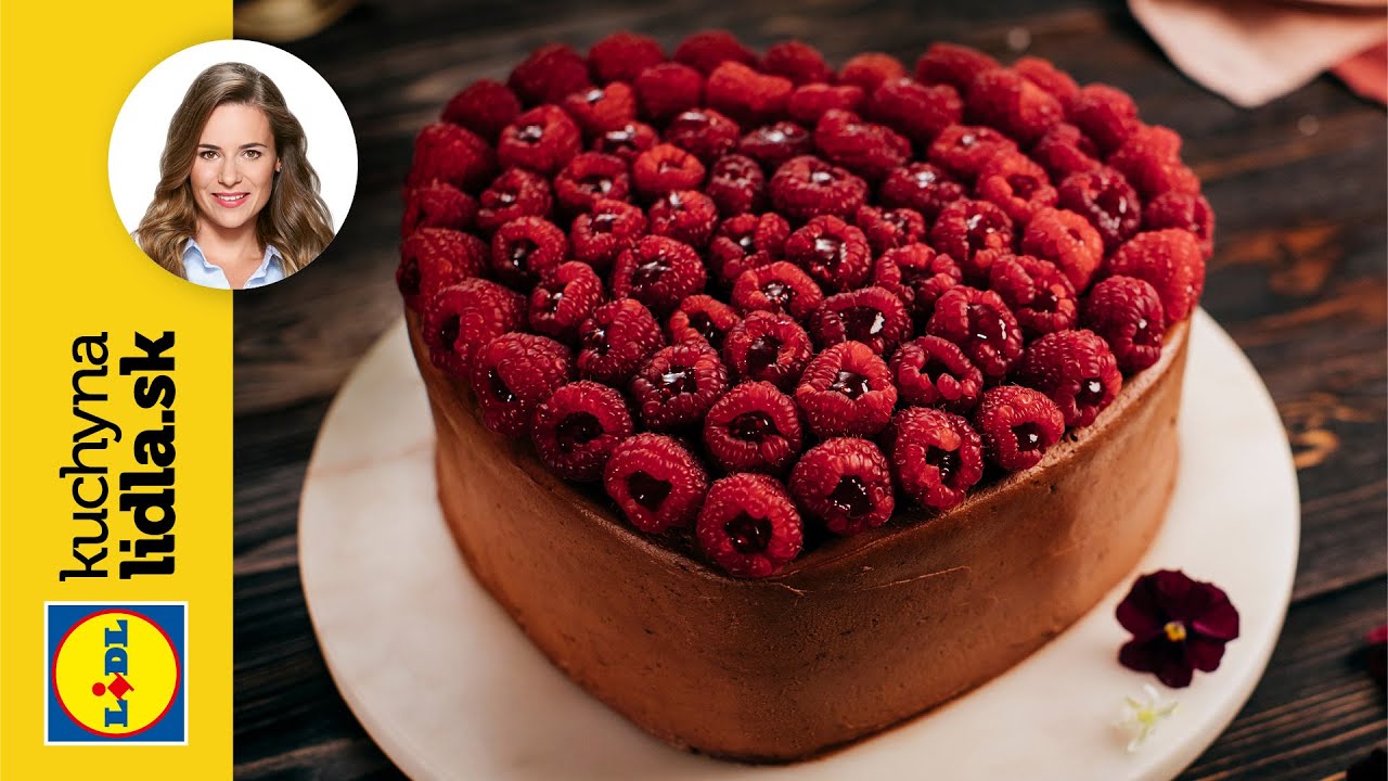 Čokoládové srdce s malinami 🍫 | Veronika Bušová | Kuchyňa Lidla
