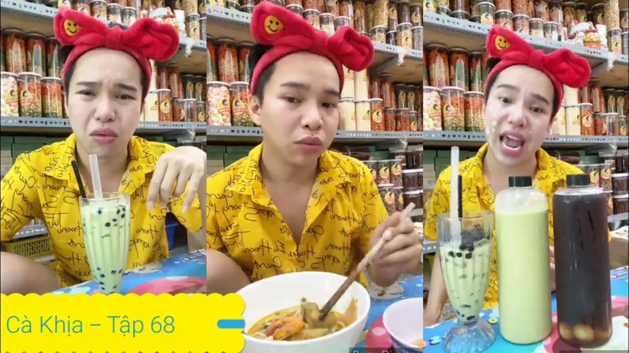 (Tập 68) Gia Huy Su Su ăn Mì Quảng cũng bị cà khịa - có Trà Thái Xanh vị Truyền Thống không Su 😠😠😠