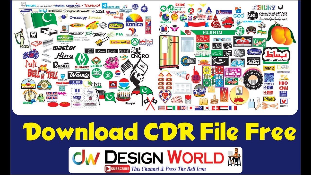 100+ Vector CDR File Free Download