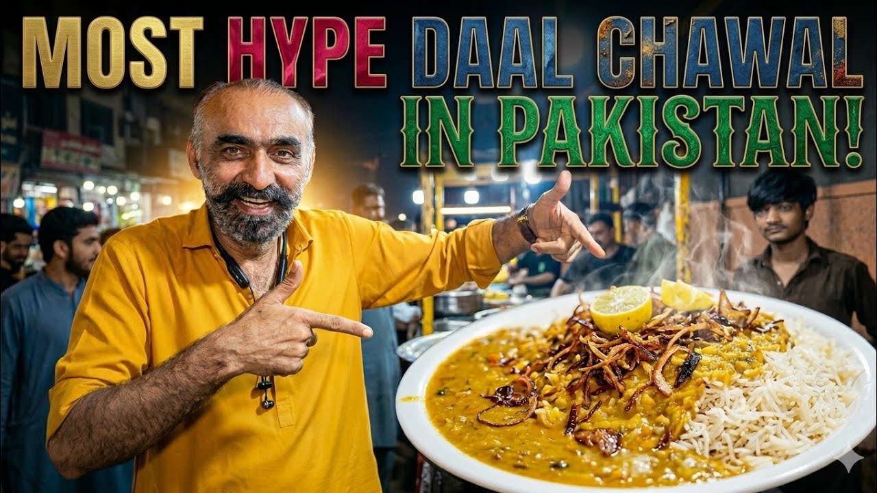 I Found the MOST HYPED Daal Chawal in Pakistan! 🇵🇰 | Is it worth it?