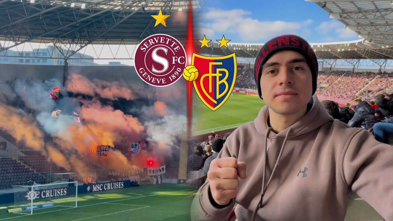 IMMER WIEDER SCHÖN, in der SCHWEIZ zu sein🇨🇭❤️ | SERVETTE FC vs FC BASEL | Stadionvlog