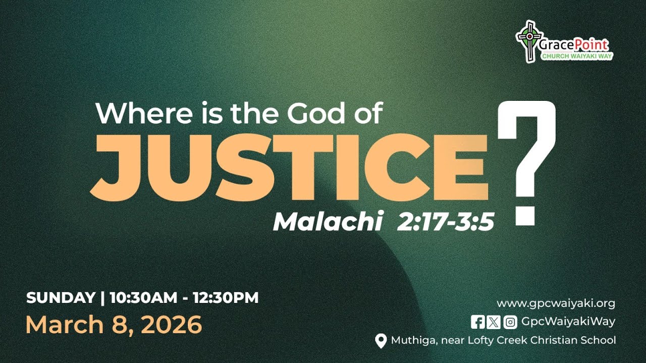 Sunday Service Livestream 8th March 2026|Where is the God of Justice?