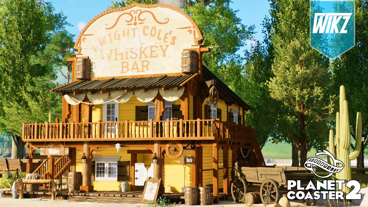 Western Theme Returns! Creating a Whiskey Bar in Planet Coaster 2