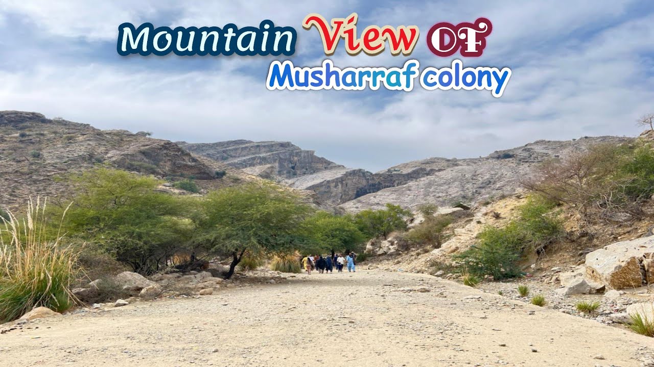 View of Musharraf colony from mountain |Mountain| hill top | beautiful view | boundary wall society