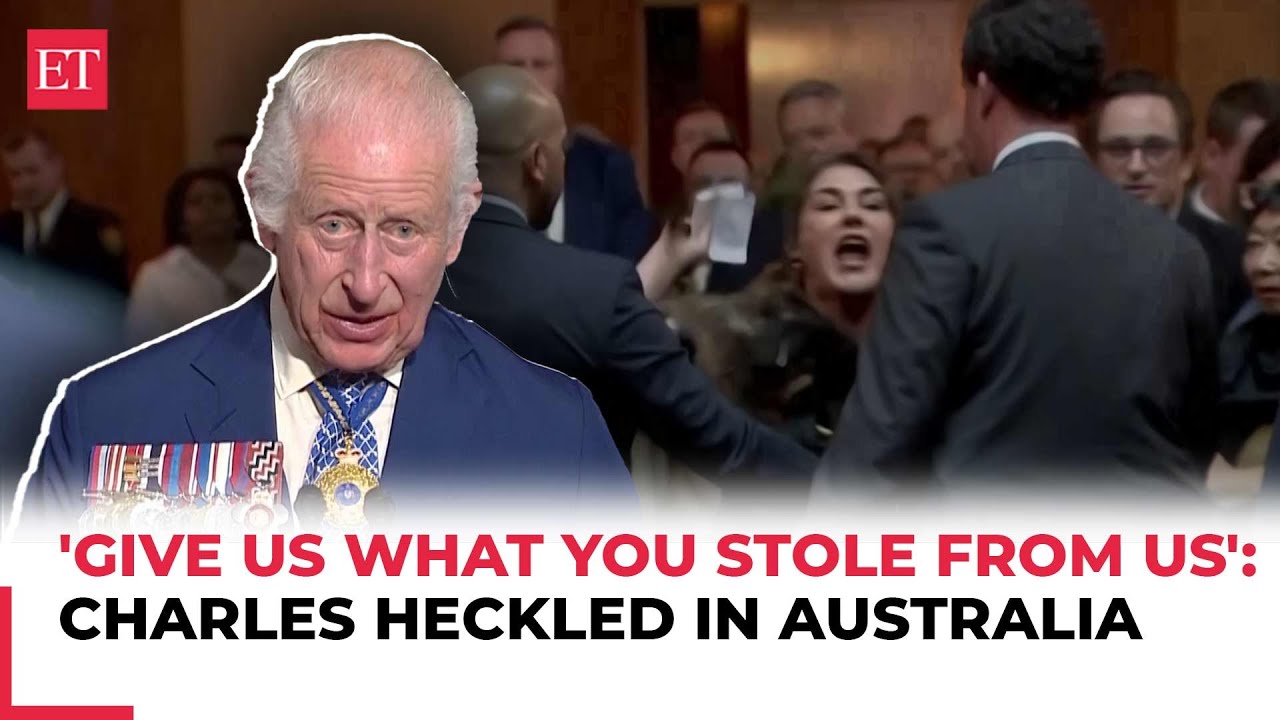'Give us what you stole from us': King Charles heckled by Indigenous Senator in Australia
