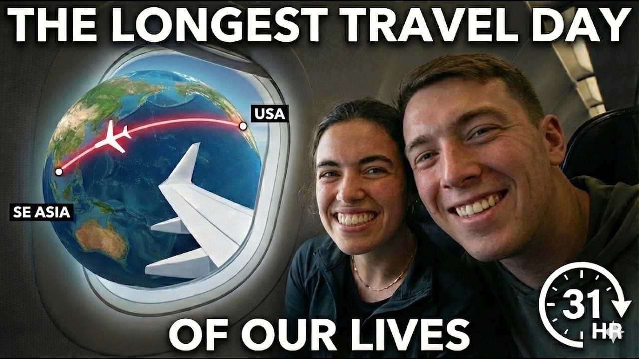The Longest Travel Day of our Lives | Kicking Off a Year Around the World