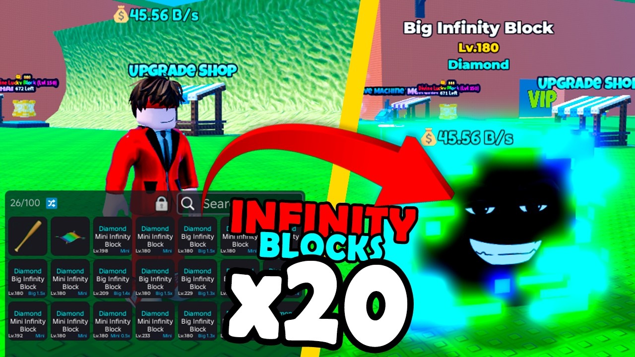 ABRÍ +20 INFINITY LUCKY BLOCKS en ESCAPA DEL TSUNAMI por los BRAINROTS y ESTO PASÓ
