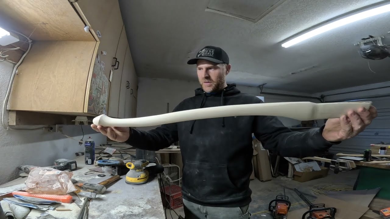 How I burn axe handles (bonus footage at end)