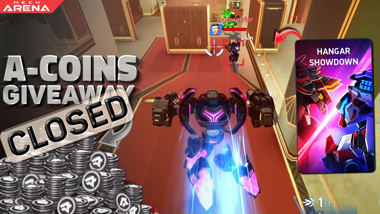 🎁 5k A-Coins GIVEAWAY 🥳 (November) | Hangar Showdown Gameplay | #MechArena