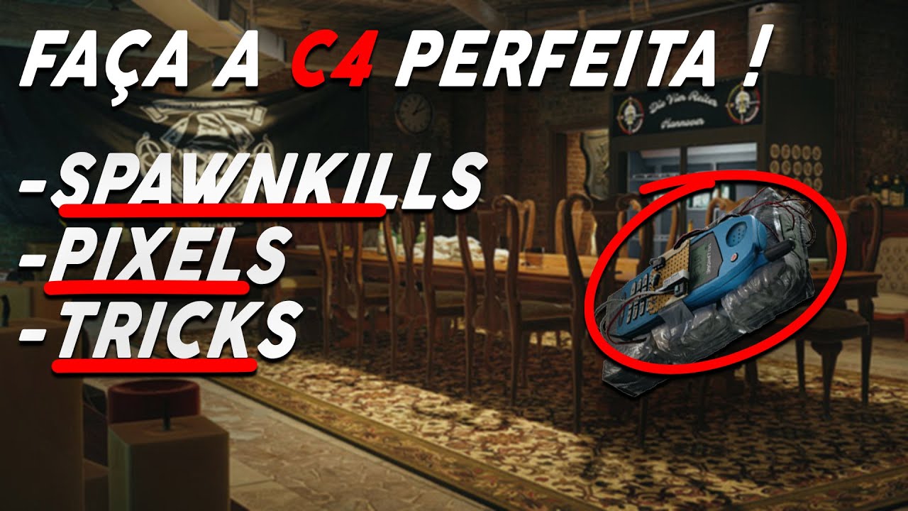 UTILIZE A C4 DE MANEIRA CORRETA!!! - RAINBOW SIX SIEGE