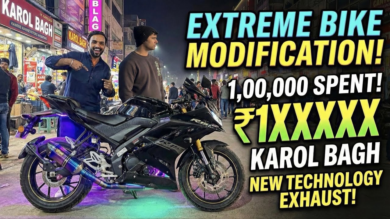 Minivlog Vaishali to Karol Bagh 🚀￼#automobile #yamahar15 #vlogger #rider #r9 #reaction #reels