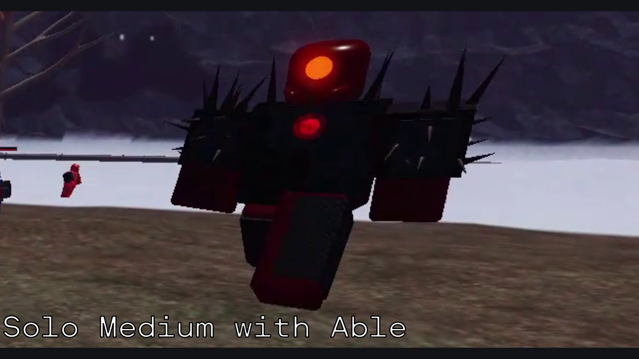 Solo Medium with Able - SCP: The Red Lake - Roblox