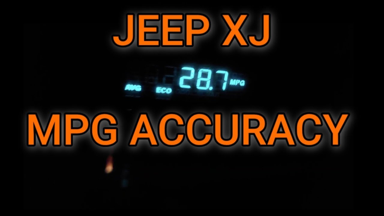 Jeep Cherokee: How Accurate is the Overhead Console? ['97-'01 XJ OHC MPG Calculations]