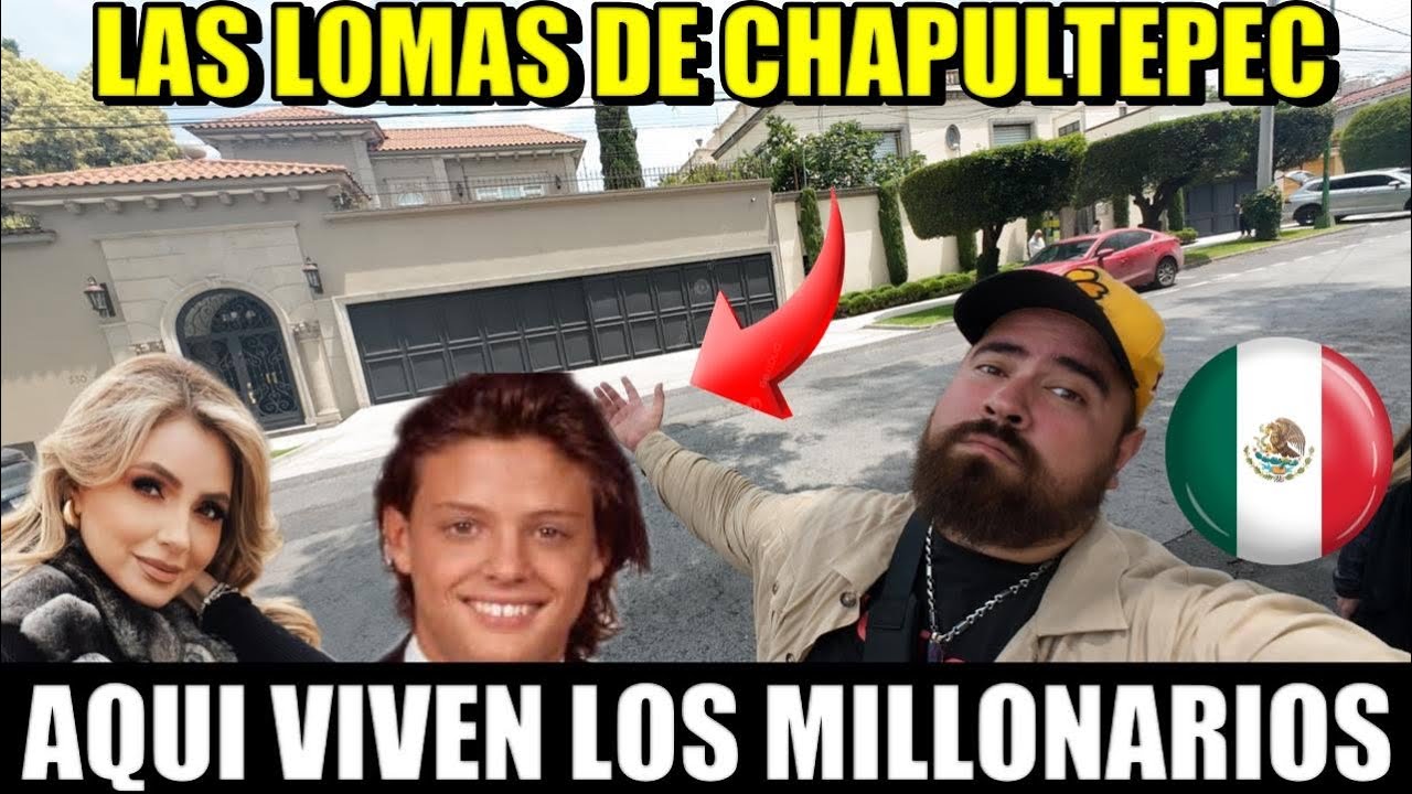 AQUÍ DONDE VIVEN los MILLONARIOS EN CDMX 🇲🇽LAS LOMAS de Chapultepec!