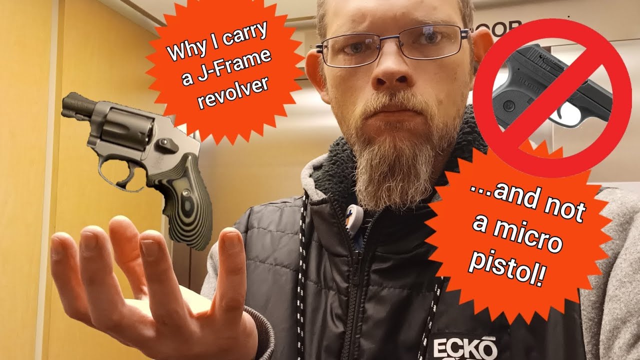 Top 3 Reasons: Why J-frame revolver is better ccw carry than micro pistol .380 #2amendment #shooting