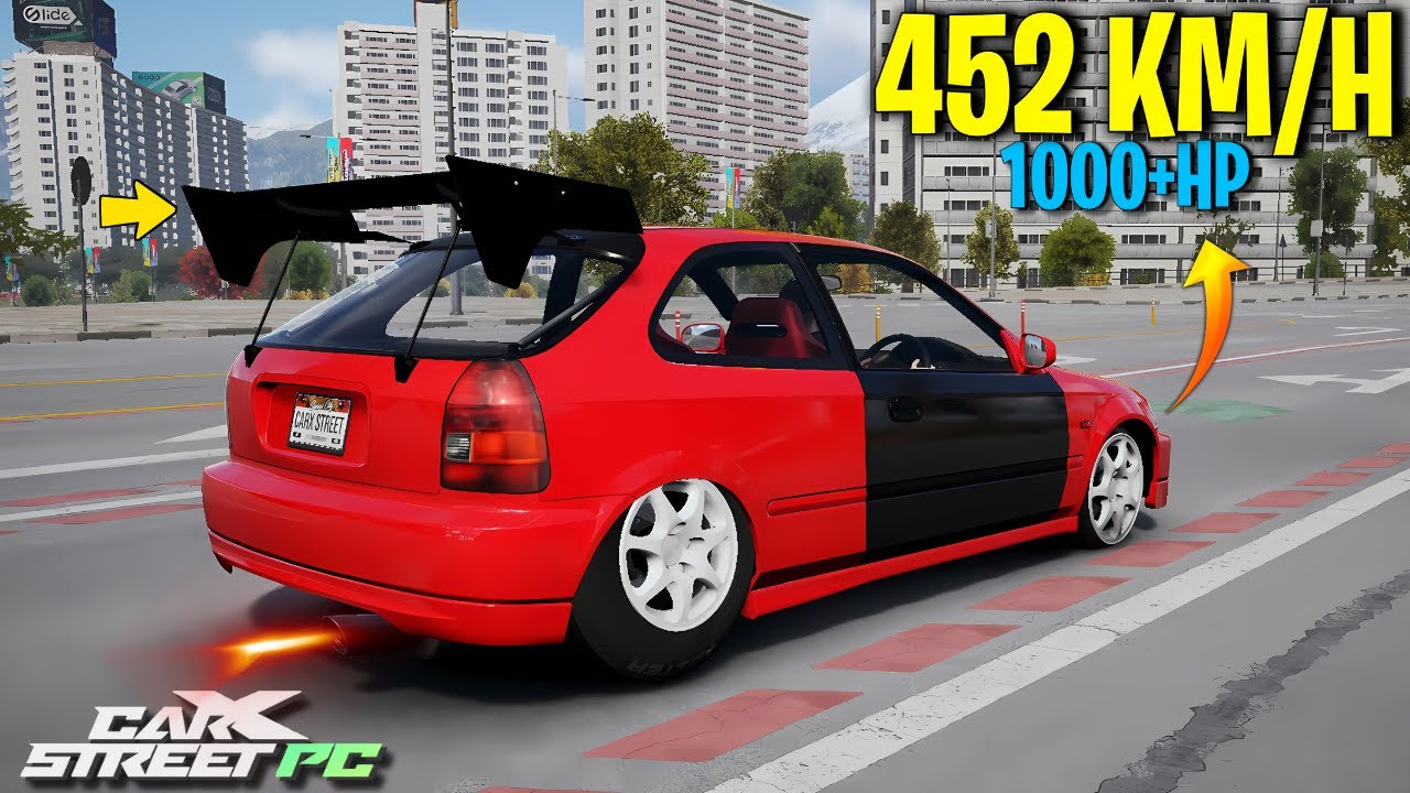 CarX Street PC | Honda Civic Type R (HC9) Fastest Tuning 452KM/H☠️