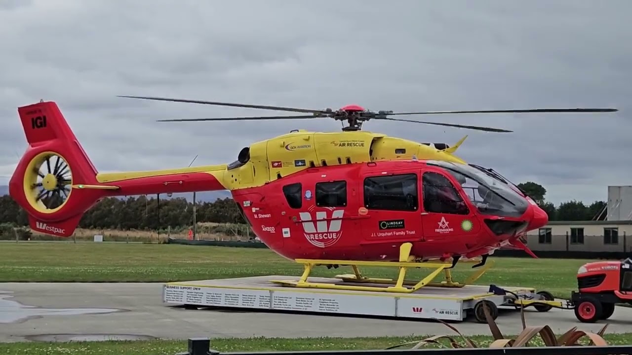 Canterbury Westpac Helicopter H145 IGI taken off 