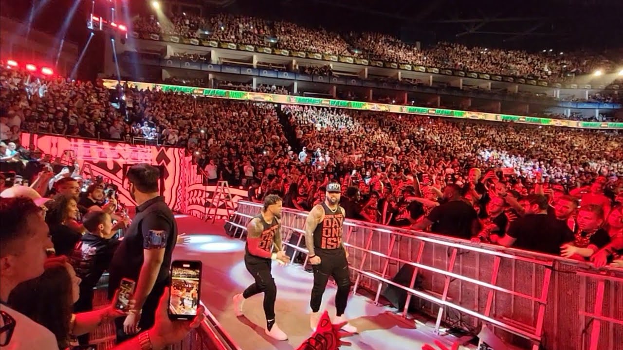 WWE Money In The Bank, The Usos' entrance (