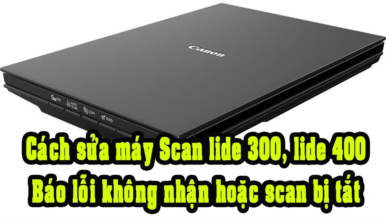 Canon lide 300 scanner communication error, scanner is turned off?