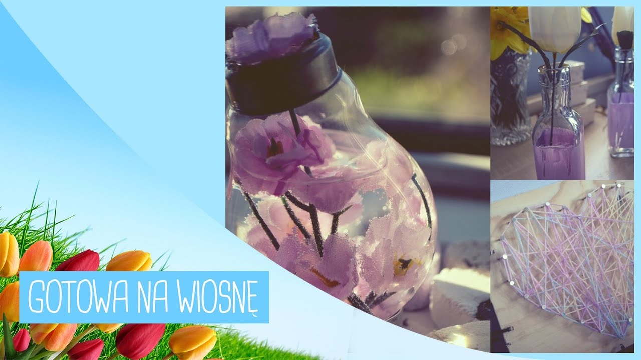 ❀✿Gotowa na wiosne ❀✿ DIY ❀✿ Dekoracje do pokoju ❀✿