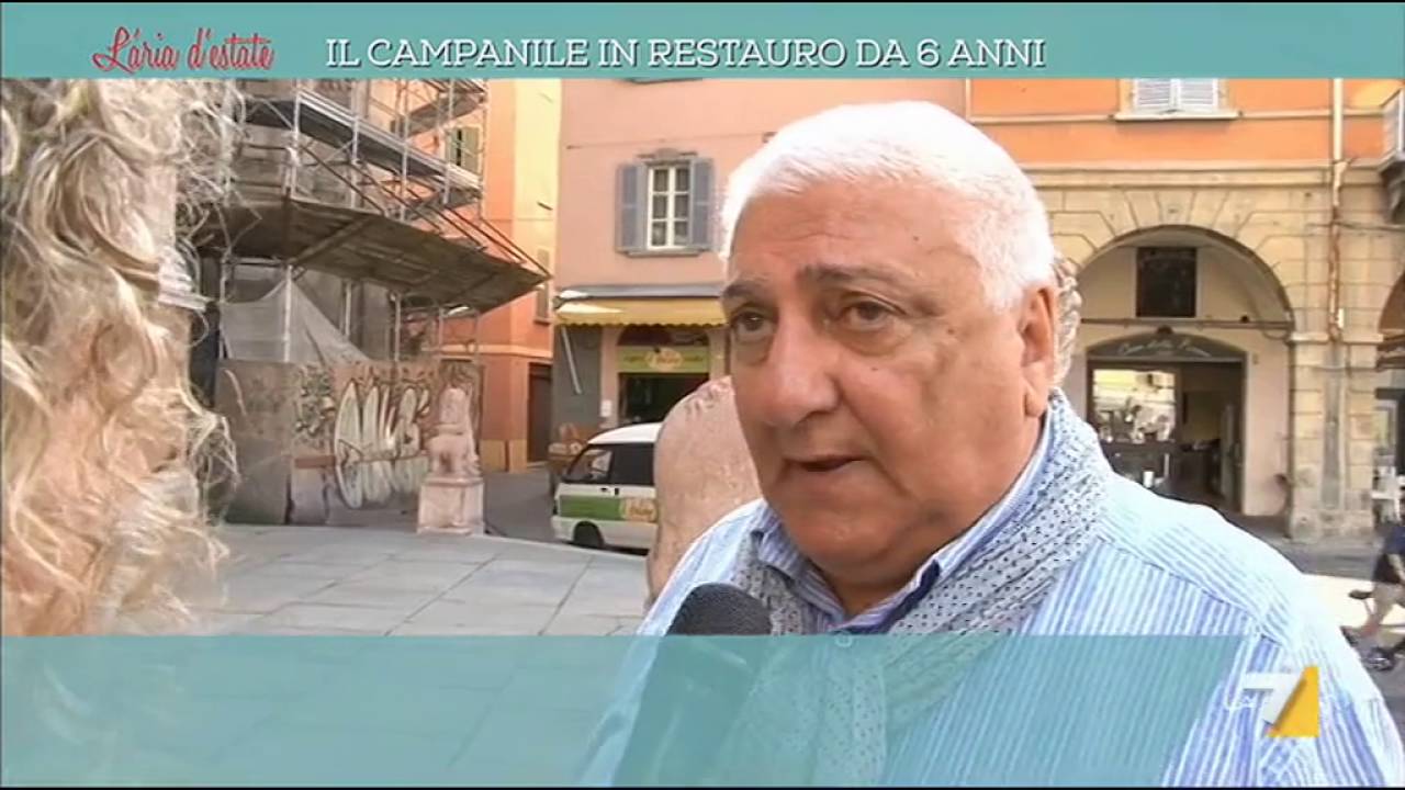 Il campanile in restauro da 6 anni