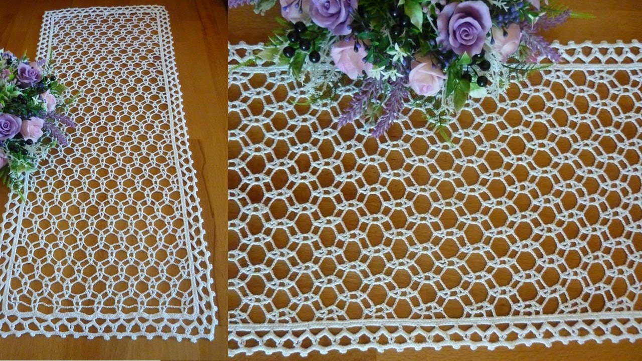 Crochet Coaster  | crochet coaster for beginners / Crochet table runner