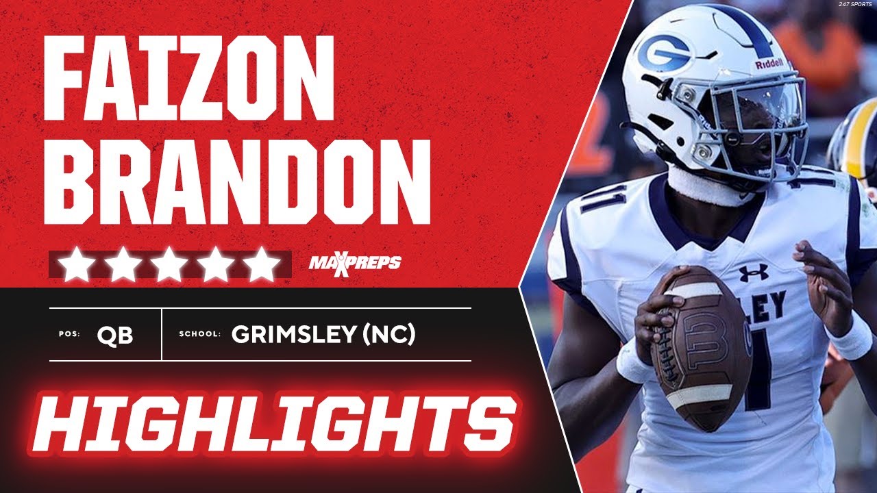 5-star Tennessee commit Faizon Brandon | 2023 Highlights