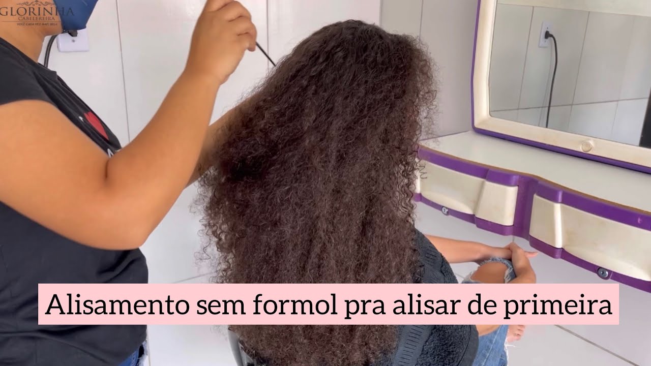 PROGRESSIVA EM UM CABELO MUITO CACHEADO - LISO PERFEITO DE PRIMEIRA SEM FORMOL