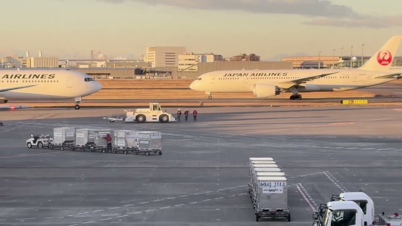 羽田空港のある朝