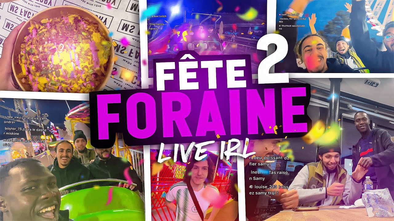 LIVE IRL À LA FÊTE FORAINE AVEC UN VIEWER DEPRESSIF 🥳🎉 (ft. Salside, Wascos & Samy)