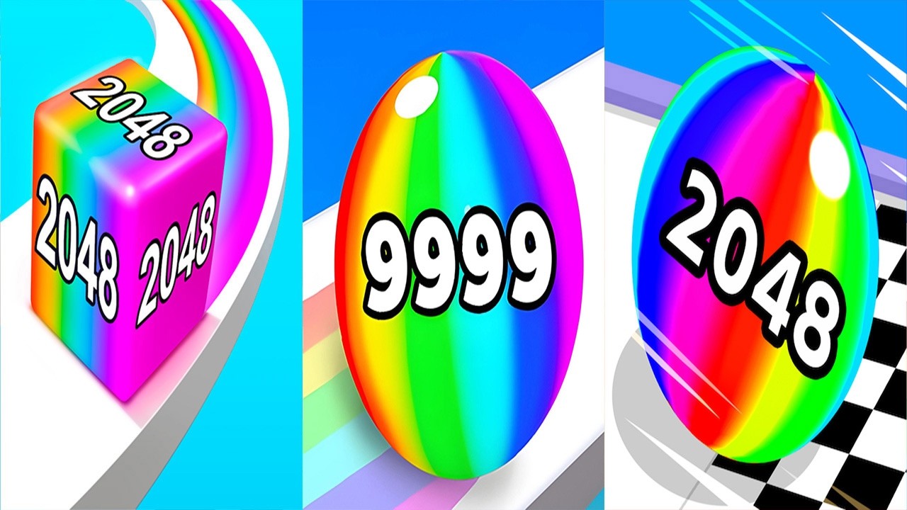 Jelly Run 2048 VS Numbers Ball Blend Challenge VS Ball Run 2048 - All Levels Gameplay Ep 1