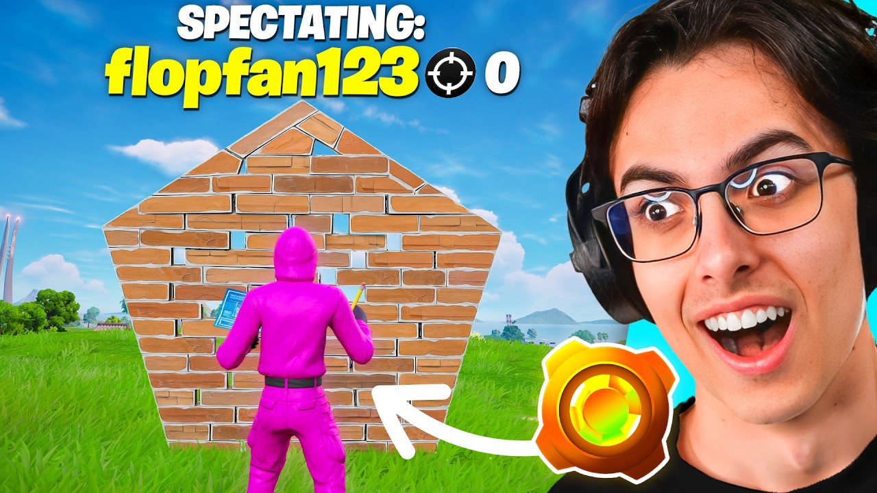 I Snuck Into a BRONZE RANK Fortnite Lobby!