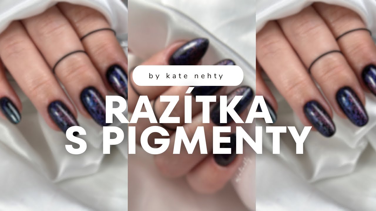 Poprvé zkouším razítka s pigmenty 💅🏻 | Doplnění nehtů polygelem, barva pod kůžičku | Kate nehty