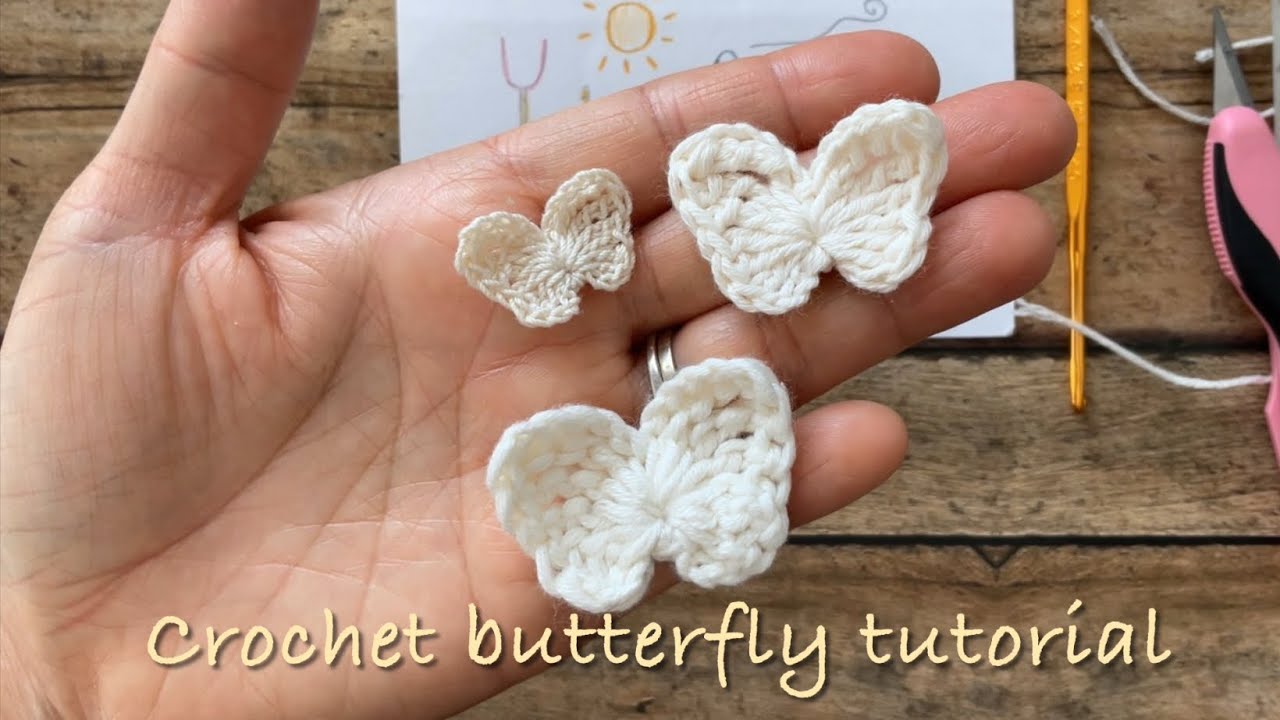 CROCHET TUTORIAL: BUTTERFLY 