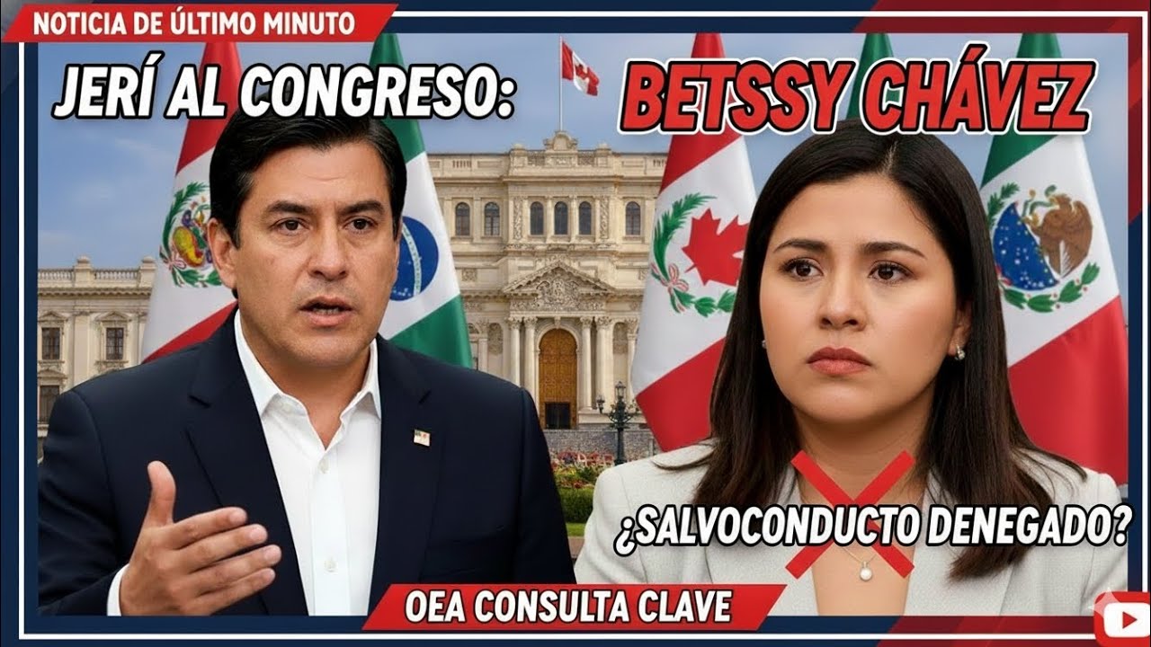 ¡José Jerí dice que Betssy Chávez no podrá salir del país hacia México! 