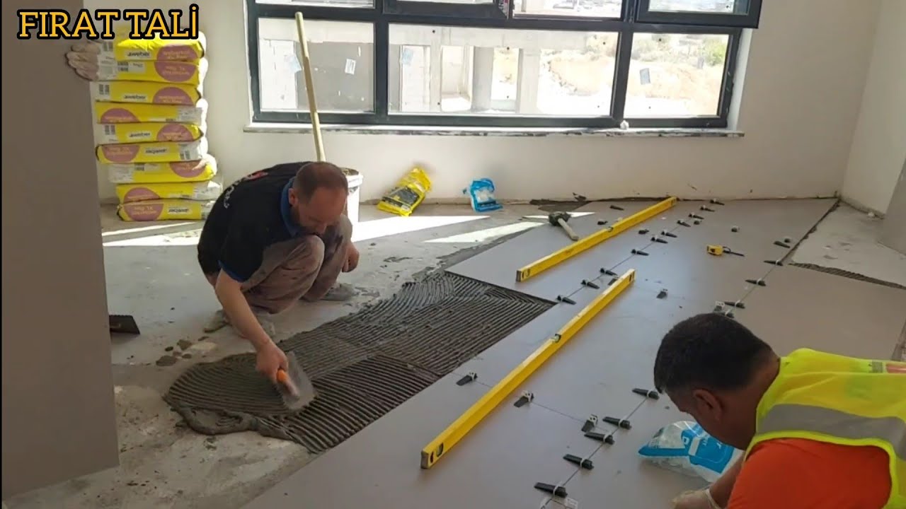 60x120 seramik hem şaşirtmali hemde 45 derece  çapraz döşeme