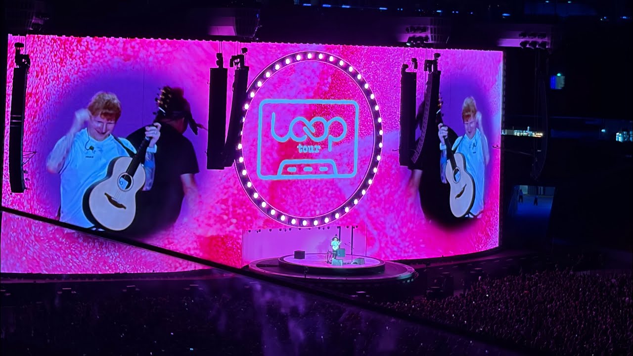 Ed Sheeran w/Vance Joy - Loop - 20/2/26 - Suncorp Stadium - Brisbane, Australia 