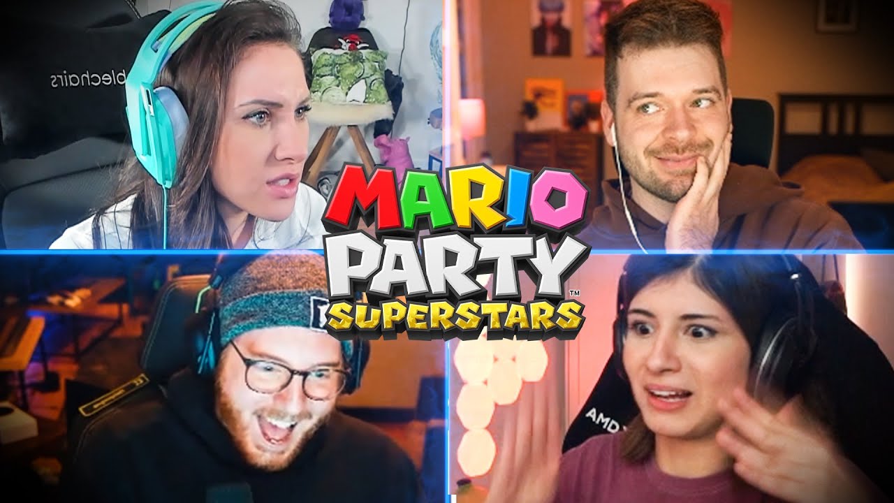 Ich habe Gnu & Unge zu Mario Party eingeladen (es gab Drama)