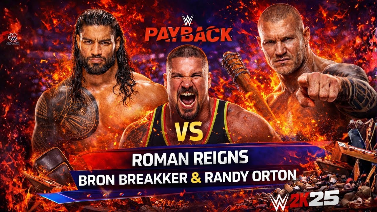 ROMAN REIGNS vs BRON BREAKKER vs RANDY ORTON 💥 | TRIPLE THREAT FULL MATCH