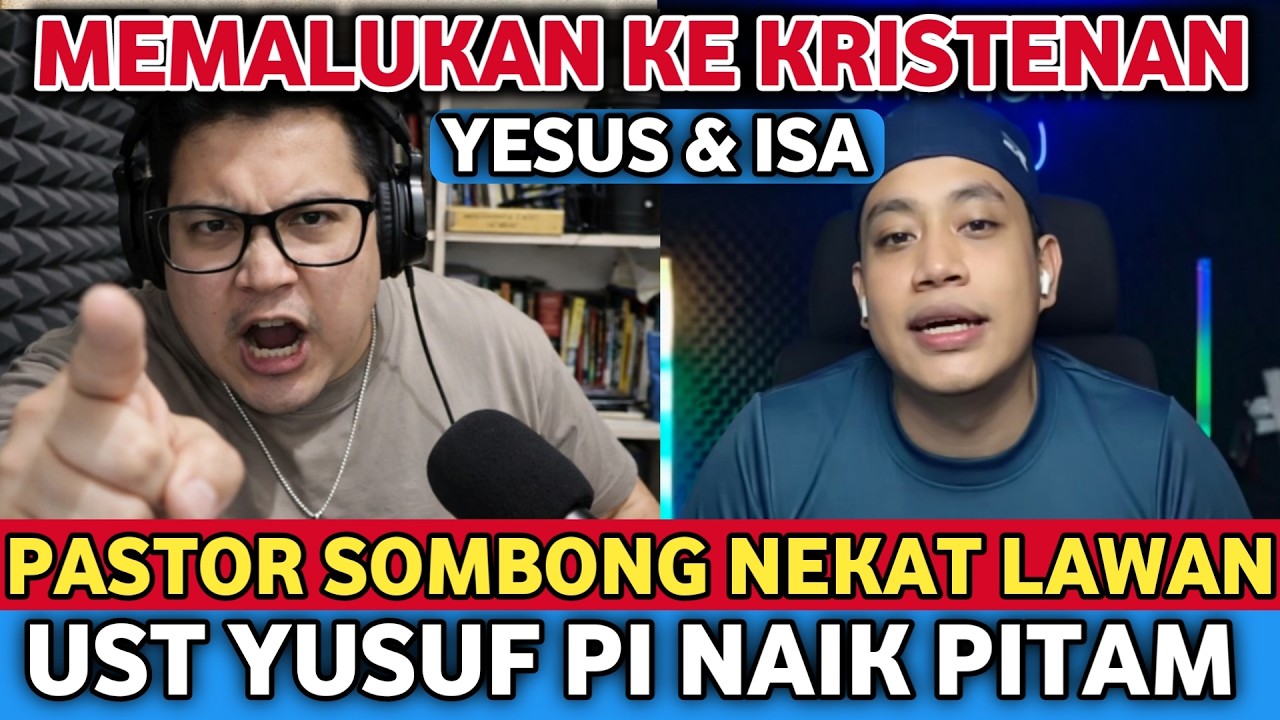 GEMPAR‼️PASTOR SOMBONG NAIK PITAM ~ NEKAT TANTANG Ust Yusuf Pi
