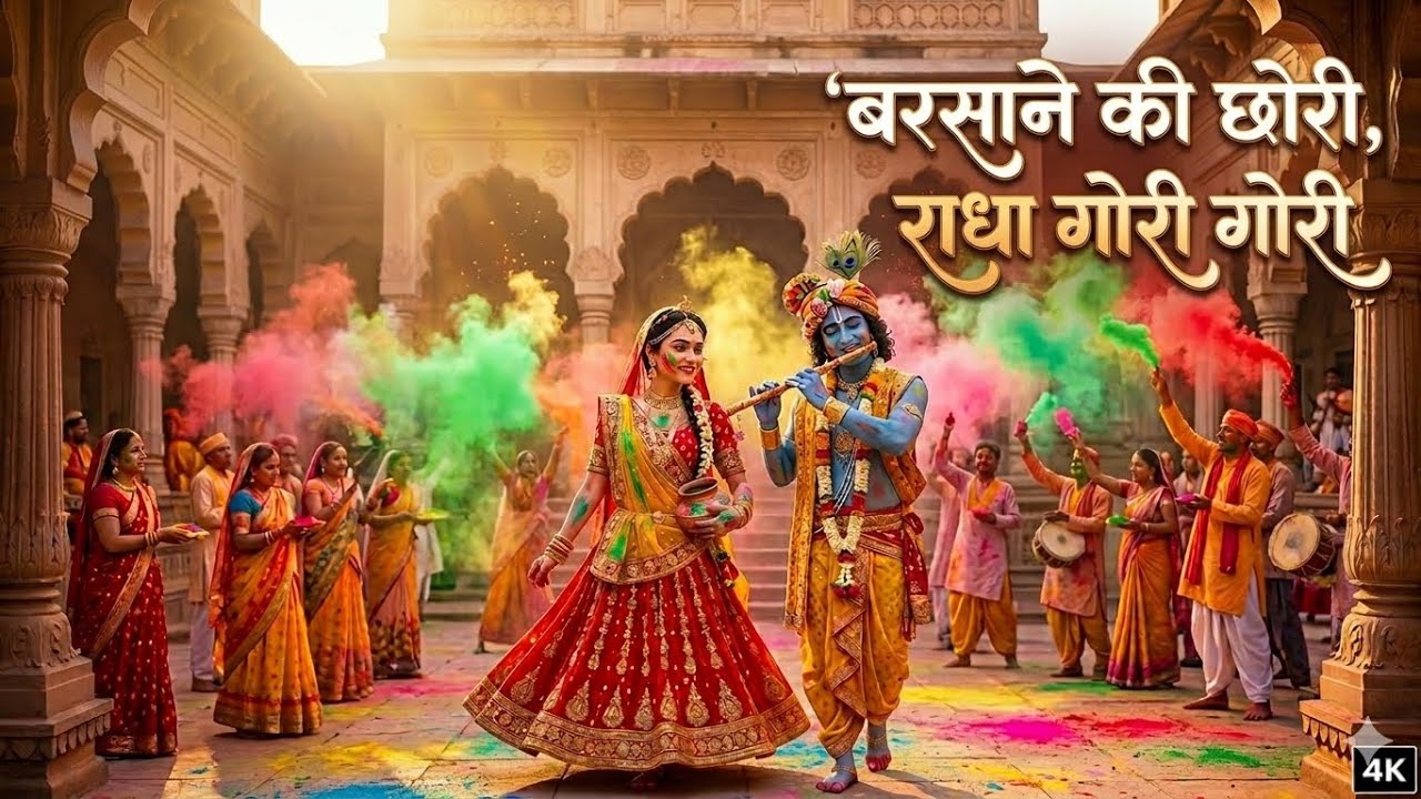 बरसाने की छोरी राधा गोरी गोरी ❤️ | राधा कृष्ण भजन 2026 | होली स्पेशल भक्ति गीत #bhakti 