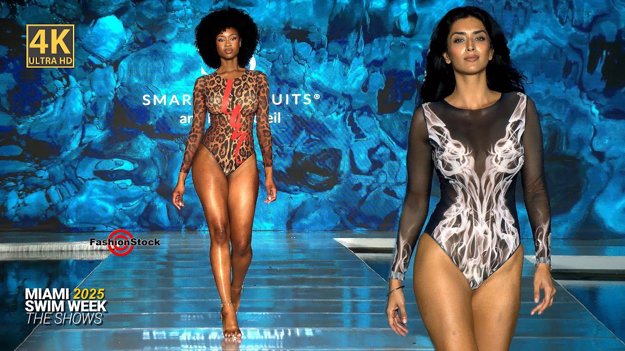 Smart Swimsuits Runway Show - Miami Swim Week 2025 | Mondrian Hotel | Tech-Infused Swimwear in 4K