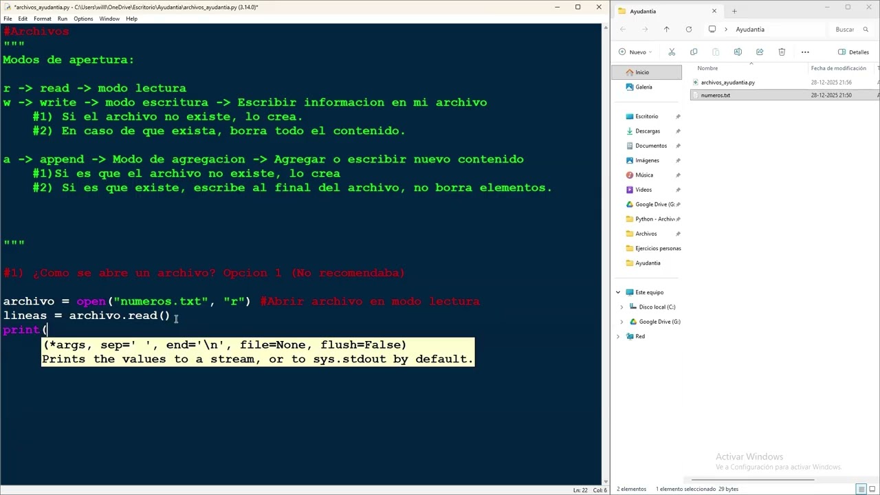 Python para Ingeniería - Intensivo PEP 2 (Día 2) [William Lagos]