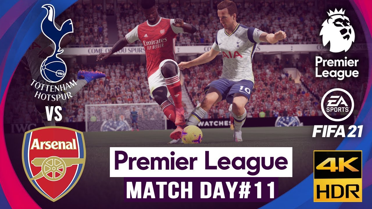 TOTTENHAM vs ARSENAL | FIFA 21 Predicts: Premier League 2020/21 ● Matchday 11 | #TOTARS