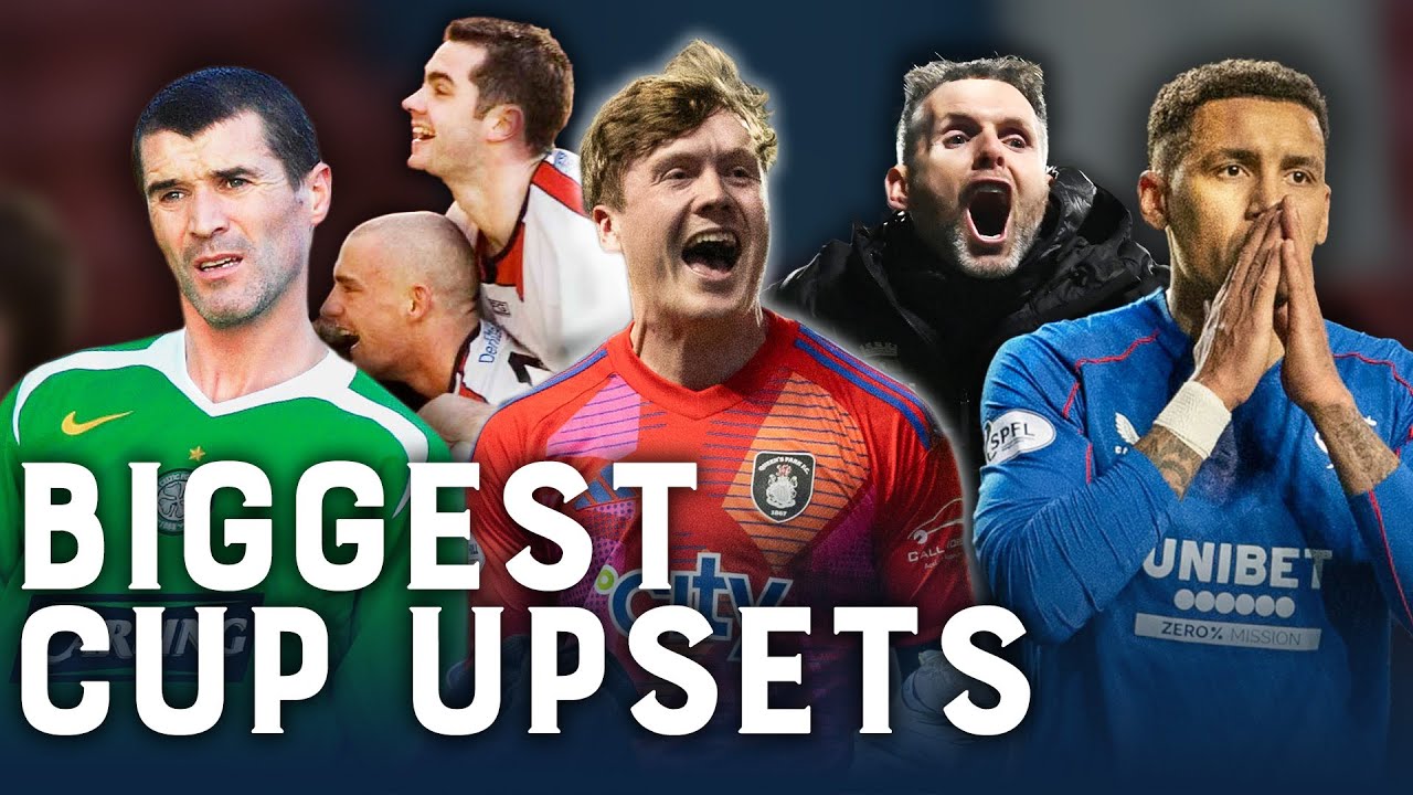 BIGGEST UPSETS | Queen's Park, Rangers, Darvel, Inverness CT, Clyde, Celtic & More! | Scottish Cup